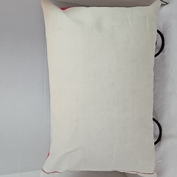 Country Cottagecore Floral Stripes Accent Pillow Down Blend Insert - Picture 4 of 9